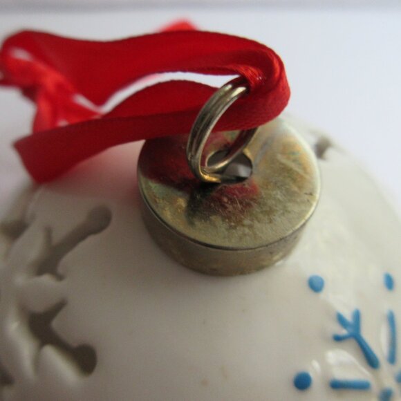 Lightscapes Porcelain Snowflake Christmas Ornament Light Color Changing WORKS - Picture 4 of 11